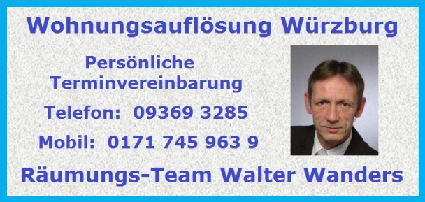 Wohnungsauflösung Würzburg