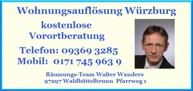 Wohnungsauflösung Würzburg